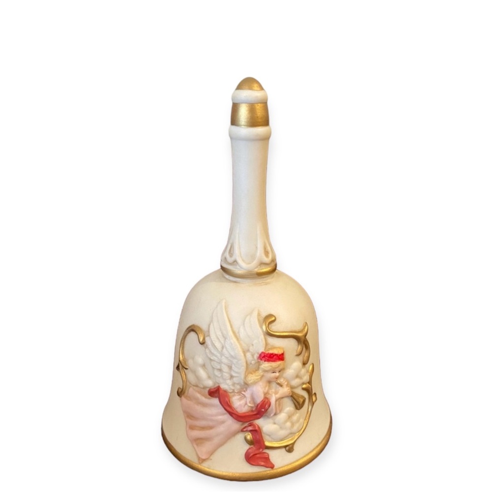 Beautiful Homco Vintage Angel Bell